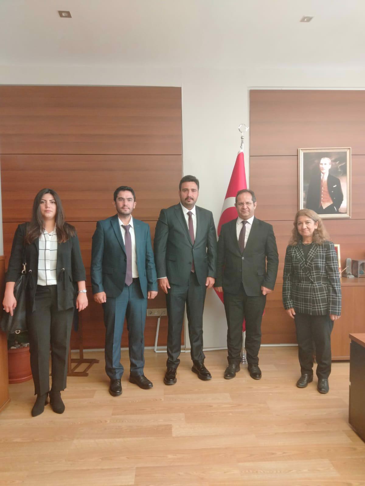 Rektör Yardımcımız Sayın Prof. Dr. Ahmet Tuğrul POLAT' a Yüksekokulumuzdan Ziyaret
